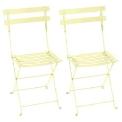 Fermob Bistro Metal Tuoli, 2 Kpl, Frosted Lemon