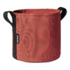 Bacsac Kangasruukku, 10 L, Tiilenpunainen 1 Bacsac Kangasruukku, 10 L, Tiilenpunainen -EMI Sisustus Kauppa 303989 1 ROUND FLOWER POT 10L BRICK RED FABRIC BACSAC