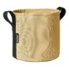Bacsac Kangasruukku, 10 L, Vaaleankeltainen 2 Bacsac Kangasruukku, 10 L, Vaaleankeltainen -EMI Sisustus Kauppa 303991 1 ROUND FLOWER POT 10L GINGER YELLOW FABRIC BACSAC