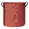 Bacsac Kangasruukku, 50 L, Tiilenpunainen -EMI Sisustus Kauppa 304025 1 ROUND FLOWER POT 50L BRICK RED FABRIC BACSAC