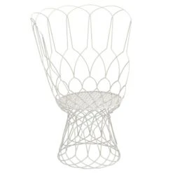 Emu Re-Trouve Tuoli, Korkeaselkäinen, Mattavalkoinen