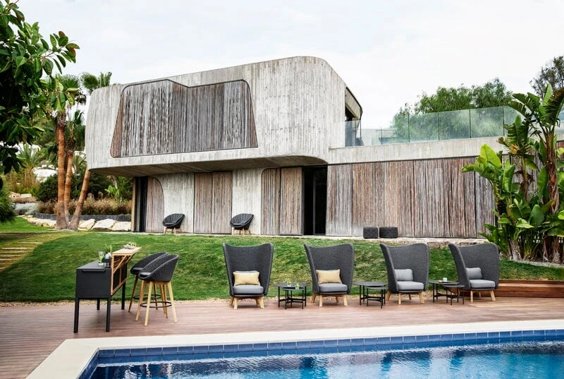 Cane-line Twist Sohvapöytä, Halk. 45 Cm, Tummanharmaa - Musta 7 Cane-line Twist Sohvapöytä, Halk. 45 Cm, Tummanharmaa - Musta - Image 5