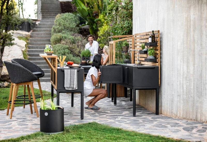 Cane-line Grow Ruukku, Pieni, Tummanharmaa 5 Cane-line Grow Ruukku, Pieni, Tummanharmaa - Image 3