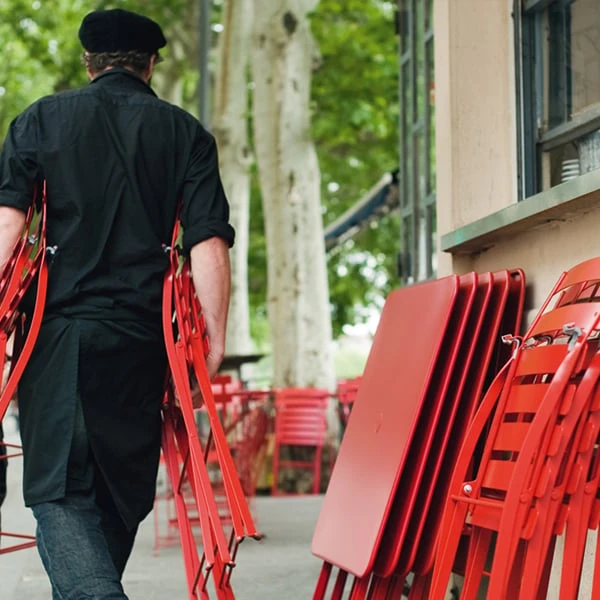 Fermob Bistro Metal Tuoli, Cotton White 5 Fermob Bistro Metal Tuoli, Cotton White - Image 3