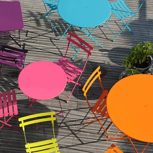 Fermob Bistro Metal Tuoli, Nutmeg 8 Fermob Bistro Metal Tuoli, Nutmeg - Image 6