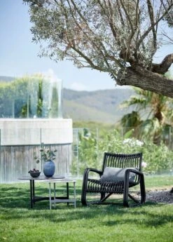 Cane-line Curve Nojatuoli, Tummanharmaa -EMI Sisustus Kauppa 5010AI 5011AL 57402ALG