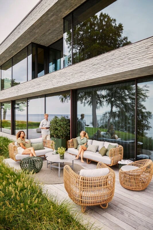 Cane-line Nest Pyöreä Tuoli, Luonnonvärinen - Vaaleanharmaa 7 Cane-line Nest Pyöreä Tuoli, Luonnonvärinen - Vaaleanharmaa - Image 5