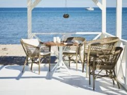 Sika-Design Emma Tuoli, Harmaa - Valkoinen -EMI Sisustus Kauppa 9197T Emma Nicole beach bf