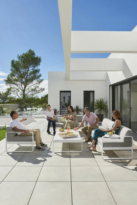 Fermob Bellevie Nojatuoli, Storm Grey - Flannel Grey 4 Fermob Bellevie Nojatuoli, Storm Grey - Flannel Grey - Image 2