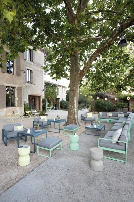 Fermob Bellevie Nojatuoli, Storm Grey - Flannel Grey 5 Fermob Bellevie Nojatuoli, Storm Grey - Flannel Grey - Image 3