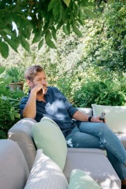 Fermob Bellevie 3-istuttava Sohva, Storm Grey - Flannel Grey -EMI Sisustus Kauppa BELLEVIE VERT OPALINE COLOR MIX EVASION MONTELIMAR ALBUM2021 AURELIE LECUYERE