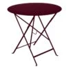 Fermob Bistro Pöytä, 77 Cm, Black Cherry 2 Fermob Bistro Pöytä, 77 Cm, Black Cherry -EMI Sisustus Kauppa BISTRO TABLE D77 Black Cherry ee