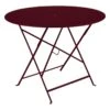 Fermob Bistro Pöytä, 96 Cm, Black Cherry 1 Fermob Bistro Pöytä, 96 Cm, Black Cherry -EMI Sisustus Kauppa BISTRO TABLE D96 Black Cherry ee