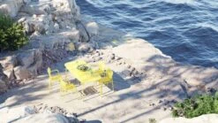 Petite Friture Week-end Nojatuoli, Keltainen -EMI Sisustus Kauppa Calanques V5 1 1