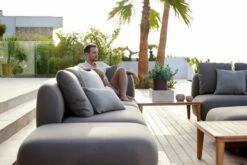 Cane-line Capture 2-istuttava Sohva, Vasen Moduuli, Taupe -EMI Sisustus Kauppa Capture