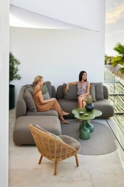 Cane-line Capture 2-istuttava Sohva, Oikea Moduuli, Taupe -EMI Sisustus Kauppa Capture lounge Hive lounge chair