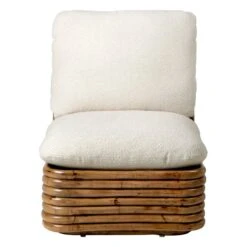 GUBI Bohemian 72 Nojatuoli, Rottinki - Diagonal Boucle 007 10 GUBI Bohemian 72 Nojatuoli, Rottinki - Diagonal Boucle 007 -EMI Sisustus Kauppa Gubi 10105750 FRT Bohemian 72 Lounge Chair Lupo Special Diagonal Boucl Dedar 007