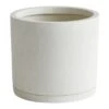 HAY Plant Pot Ruukku Ja Lautanen, XXL, Valkoinen -EMI Sisustus Kauppa HA541433 HAY Plant Pot with Saucer XXL white kb