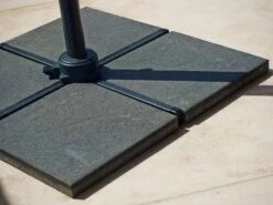 Cane-line Hyde Luxe Aurinkovarjo, Kallistettava, Antrasiitti - Betoni -EMI Sisustus Kauppa Hyde parasol base close up