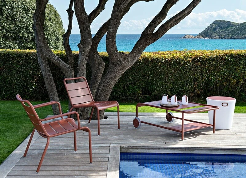 Fermob Luxembourg Matala Nojatuoli, Cedar Green 4 Fermob Luxembourg Matala Nojatuoli, Cedar Green - Image 2