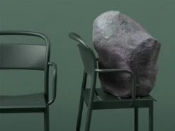 Muuto Linear Steel Käsinojallinen Tuoli, Tummanvihreä -EMI Sisustus Kauppa Linear steel armchair dark green concept v2 Muuto org 150