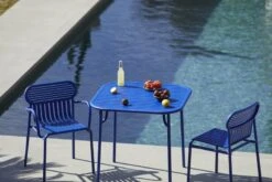 Petite Friture Week-end Tuoli, Sininen -EMI Sisustus Kauppa M0740106 M0740306 M0741106 weekend chairs table blue28C29Ola Rindal lifestyle HD28129