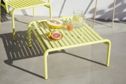 Petite Friture Week-end Nojatuoli, Keltainen -EMI Sisustus Kauppa M0740508 M0741008 weekend armchair coffee table yellow 28C29Ola Rindal lifestyle HD28229