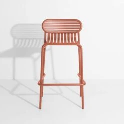 Petite Friture Week-end Baarituoli, Terrakotta -EMI Sisustus Kauppa Petite Friture M0740913 week end high stool terracotta PF 2