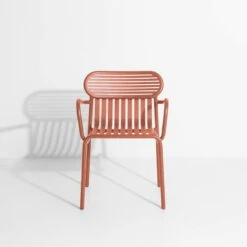 Petite Friture Week-end Käsinojallinen Tuoli, Terrakotta 8 Petite Friture Week-end Käsinojallinen Tuoli, Terrakotta -EMI Sisustus Kauppa Petite friture M0740313 week end bridge terracotta 2