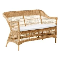 Sika-Design Charlot 2-istuttava Sohva, Luonnonvärinen - Valkoinen