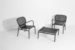 Petite Friture Week-end Nojatuoli, Musta -EMI Sisustus Kauppa coffee table week end 28229