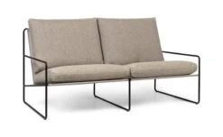Ferm LIVING Desert 2-istuttava Sohva, Musta - Tumma Hiekka Dolce -EMI Sisustus Kauppa fermLIVING SS22 DesertSofa 2seater BlackDarkSand 1104265434 pack 4