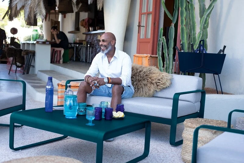 Fermob Bellevie 2-istuttava Sohva, Storm Grey - Flannel Grey 4 Fermob Bellevie 2-istuttava Sohva, Storm Grey - Flannel Grey - Image 2