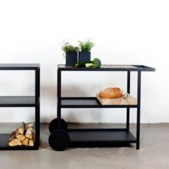 Röshults Garden Tarjoiluvaunu -EMI Sisustus Kauppa trolleyfiilis